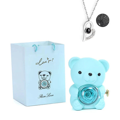 Eternal Rose & Teddy Gift Box