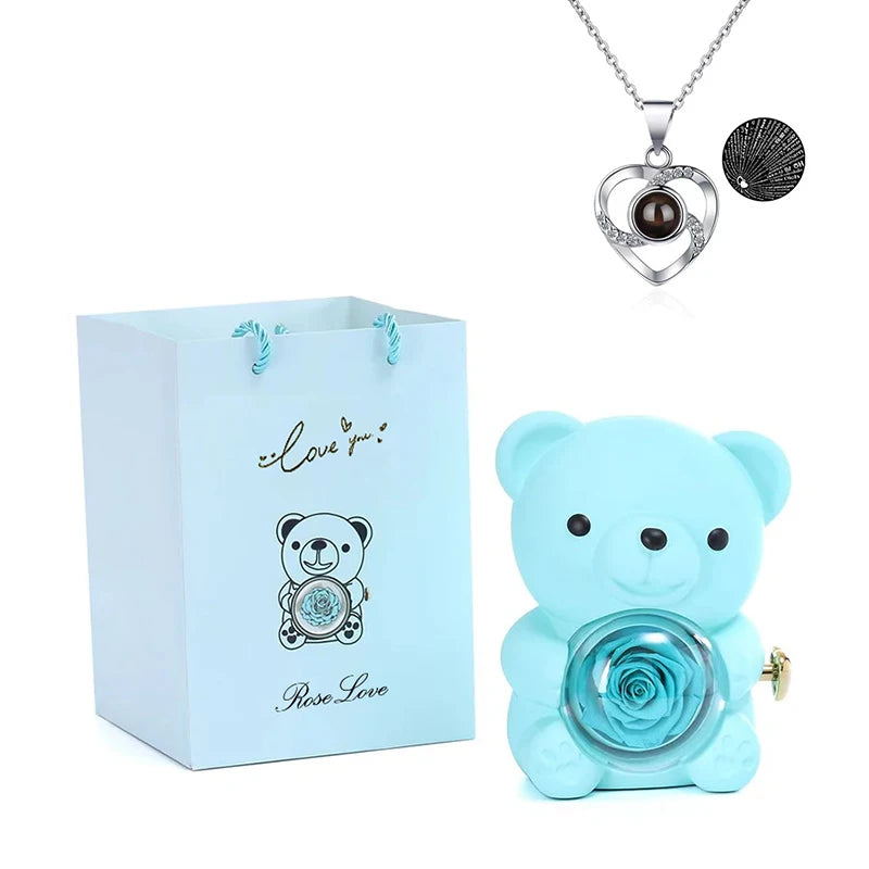 Eternal Rose & Teddy Gift Box